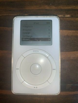 Apple iPod Classic 1st Generation Click Wheel 10GB M8541 - RARE VINTAGE - 3
