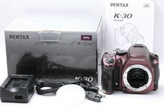 Rare Pentax K 30 Custom Color ”silky” 16.  3mp Digital Slr Exc,  5 Japan 200914
