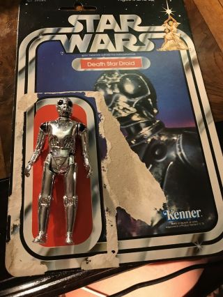 Star Wars Vintage Kenner Death Star Droid 21a Card Back 1979 Moc 1978