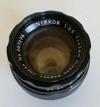 NIKON EL NIKKOR f3.  54 / 63mm ENLARGER LENS (Rare Specs) 3