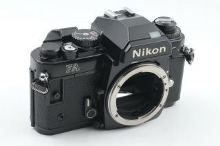 NEAR RARE Red D mark Nikon FA BLACK Body SLR 35mm FILM CAMERA from Japan. 3