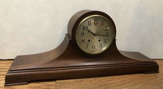 Huge Rare Haven Tambour No 15 Mantle Table Shelf Clock