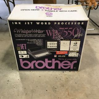 Brother Wp - 7550j Plus: Ink Jet Word Processor W/ Monitor,  Everything Rare