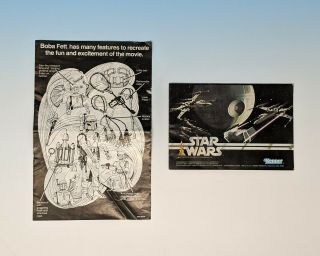 100 Vintage Star Wars Kenner Boba Fett Instructions 1979 Poster Large