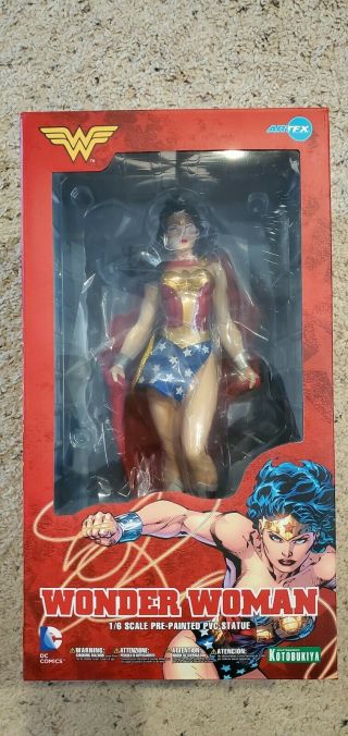 Wonder Woman 1/6 Scale Artfx Kotobukiya Pvc Statue Figure Dc Comics