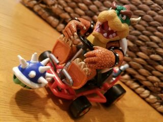 1999 Mario Kart 64 Bowser Figure - Nintendo Video Game Superstars Both Shells