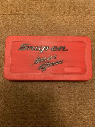 Snap On Tools Tap & Die Set Imperial Complete Rare 9/10 Aircraft Cars Engineer