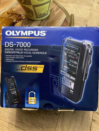 Olympus Professional Dictation System/recorder Ds - 7000,  Rare Find Ships
