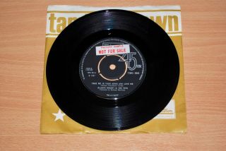 Gladys Knight & The Pips Take Me In Your Arms Rare Factory Sample Uk 7 " Tmg 864