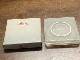 [Very Rare in Box] LEICA LEITZ E43 UVa Protection Filter 13206 From Japan 2