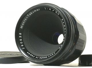 [rare First Model] Asahi Pentax Macro - Takumar 50mm F4 Mf Lens From Japan