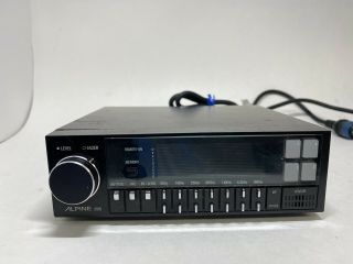 Rare Old School Alpine 3015 Car Stereo Pre - Amp Graphic Equalizer - See Pictures
