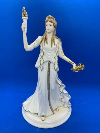 Coalport Large Limited Edition Figurine Athena Rare