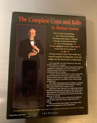 The Complete Cups And Balls,  Michael Ammar,  Magic,  O.  O.  P. ,  Rare 2