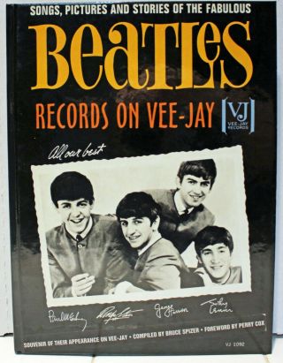 Rare Music Book - The Beatles Records On Vee - Jay - Bruce Spizer - Like