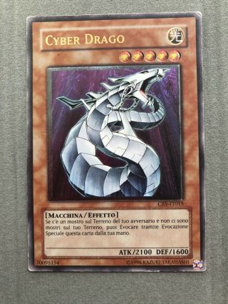 2 Ultimate Rare Cyber Dragons Italian And German Crv