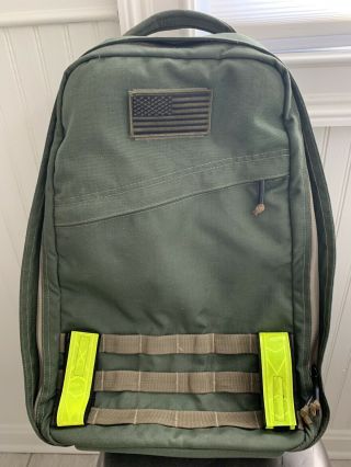 Goruck Gr1 26l Rare Army Green (usa Made) With Patch Sternum Strap And Low Light