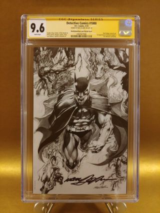 Detective Comics 1000 Cgc 9.  6 Ss (nm, ) Neal Adams B&w Sketch Cover Variant Rare