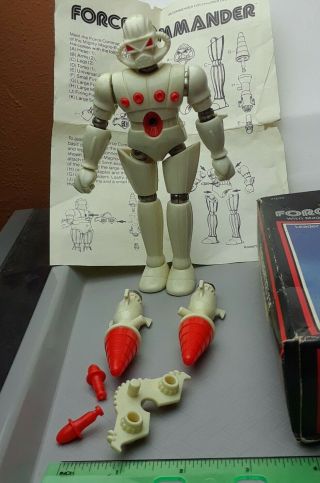 Micronauts FORCE COMMANDER Figure Mego 1977 With Accessories 2