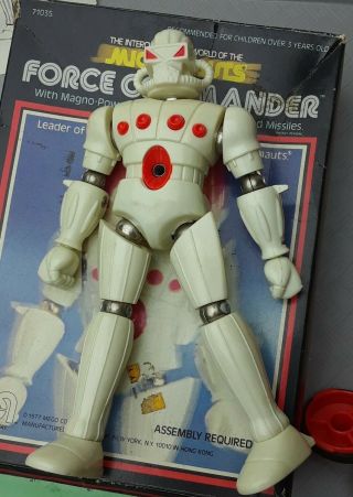 Micronauts FORCE COMMANDER Figure Mego 1977 With Accessories 3