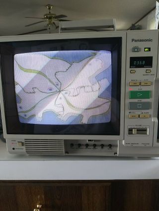 Panasonic Ag - 500r Vhs Tape Monitor Player Good Rare