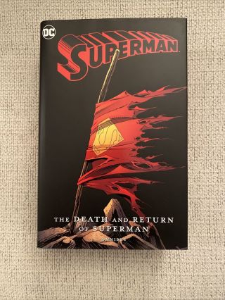 The Death And Return Of Superman Omnibus Dc Comics Rare Oop Marvel