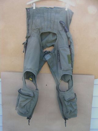 Us Navy Csu - 20/p Combat Edge Anti G Suit Medium Regulaor Rare