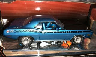1/18 Hwy 61 1970 Plymouth Hemi Cuda Blue Incredibly Rare (3278)