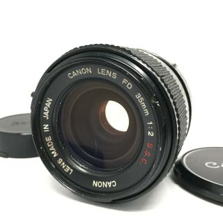 ✈fedex【 Rare O Lens】 Canon Fd 35mm F/2 S.  S.  C.  Ssc Mf Lens From Japan