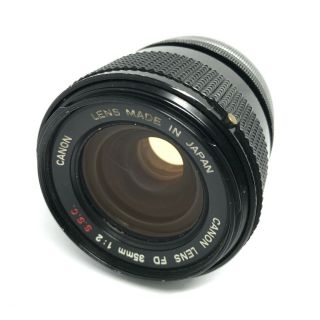 ✈FedEx【 Rare O Lens】 Canon FD 35mm f/2 S.  S.  C.  SSC MF Lens from Japan 3