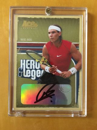 Rafael Nadal Auto Rare 2006 Ace Authentic Tennis Autograph Card 23/25