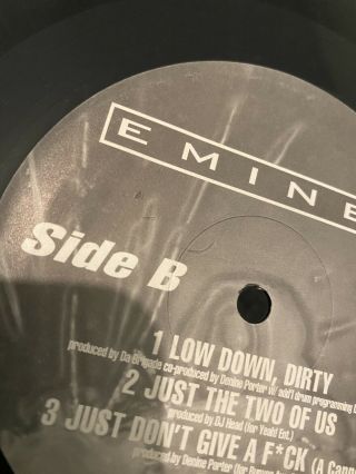 Eminem Slim Shady EP Just Dont Give A Indie Vinyl 12” Rare 3