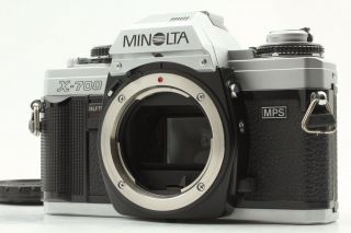 [rare Almost Mint] Minolta X - 700 Silver Slr Film Camera Black From Japan