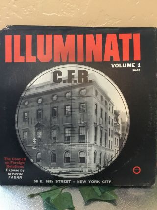 Illuminati By Myron Fagan Album Set,  Complete Set Of 3 Rare