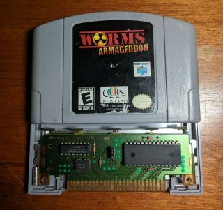 Worms: Armageddon (nintendo 64,  2000) N64 Rare Us Authentic Cart Only