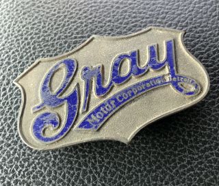 Very Rare 1922 - 26 Gray Motor Corporation Grill/radiator Emblem/ornament/badge