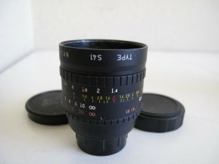 Rare Black Nasa Angenieux 25mm F1.  4 C - Mount Type S41 - 16mm Or 4/3 Lens - Norsrv