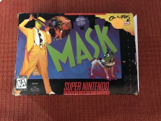 Nintendo SNES - The Mask - Open Boxed Rare 3