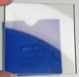 Rolleiflex Optical Flat - Glass for Flat Glass Back 2. .  Rare 2