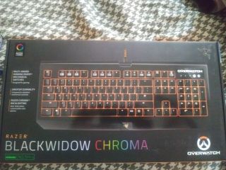 Razer Blackwidow Chroma Gaming Keyboard,  Overwatch Edition,  Rare