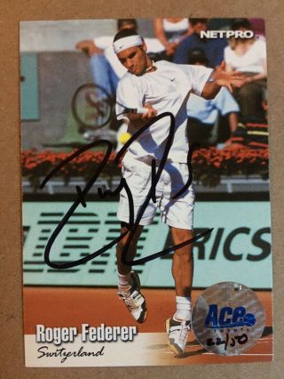 Roger Federer 2003 Netpro Ace Authentic Signed 22/50 Buyback Card Auto - Rare