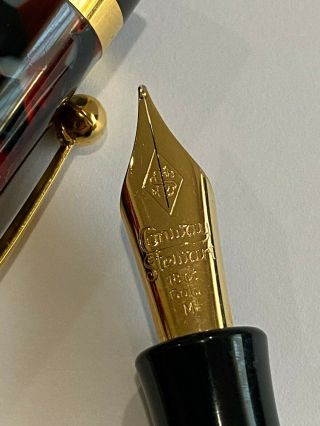 Conway Stewart Duro Levenger Limited Edition Fountain Pen M 18k Gold Nib Rare 3