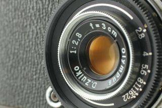 [RARE NEAR MINT] Olympus PEN S BLACK Half Frame 35mm Film Camera From JAPAN 3