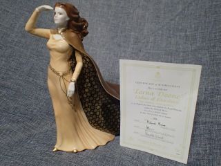 Royal Worcester Figurine 2003 - " Lorna Doone " Rw5026 - Rare Gold Limited Edition