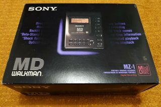 Sony Mz - 1 Minidisc Md Player/recorder Walkman; Very Rare