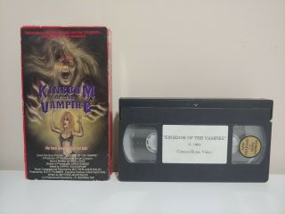Kingdom Of The Vampire Vhs Cinema Home Video Rare Vhtf Sov 1991 Gore