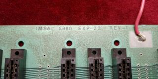 RARE IMSAI 8080 Rev 1 S - 100 BackPlane Motherboard 2