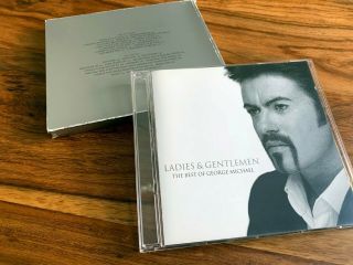 George Michael Ladies & Gentlemen Us Promo 2 Cd Set B&w Cover Slipcase Rare E2k