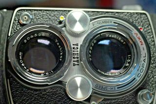RARE - N - N - Yashica 635 TLR camera & 80mm/f1:3.  5 Yashikor lens 2