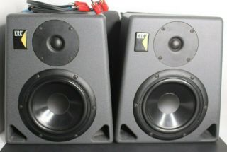 RARE PAIR KRK ROKIT Passive Studio Monitor Speakers GRAY Made In USA 2